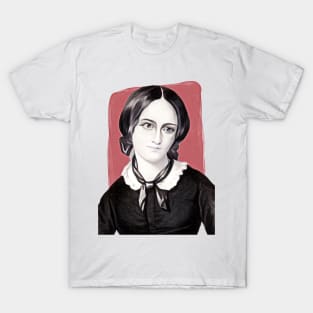 English Writer Emily Brontë illustration T-Shirt